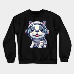 French Bulldog Astronaut Crewneck Sweatshirt